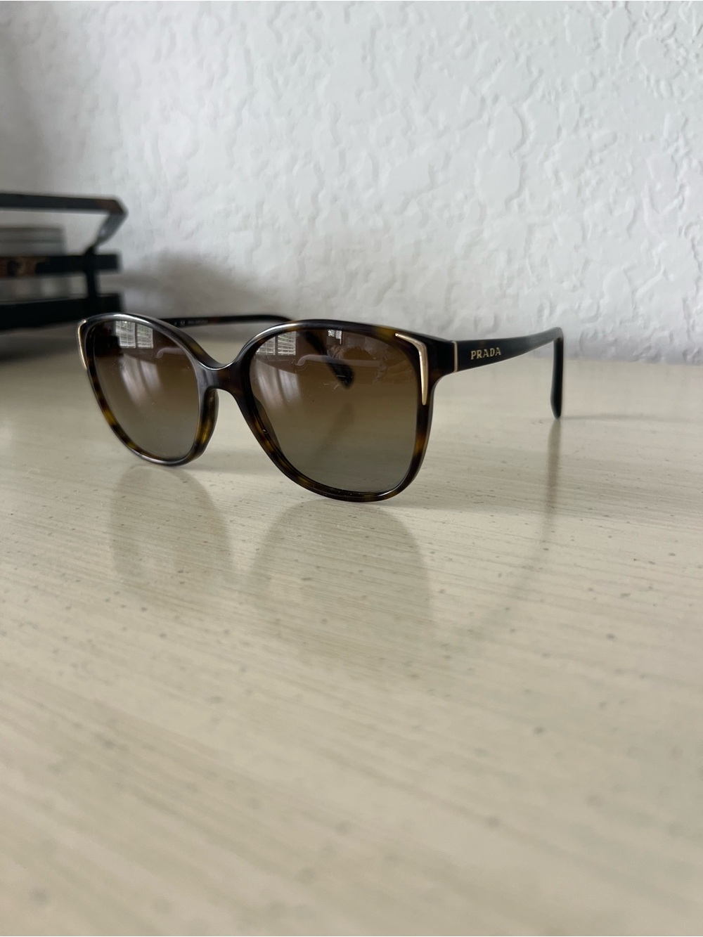 Prada Tortoiseshell Oversized Sunglasses - Picture 3 of 6